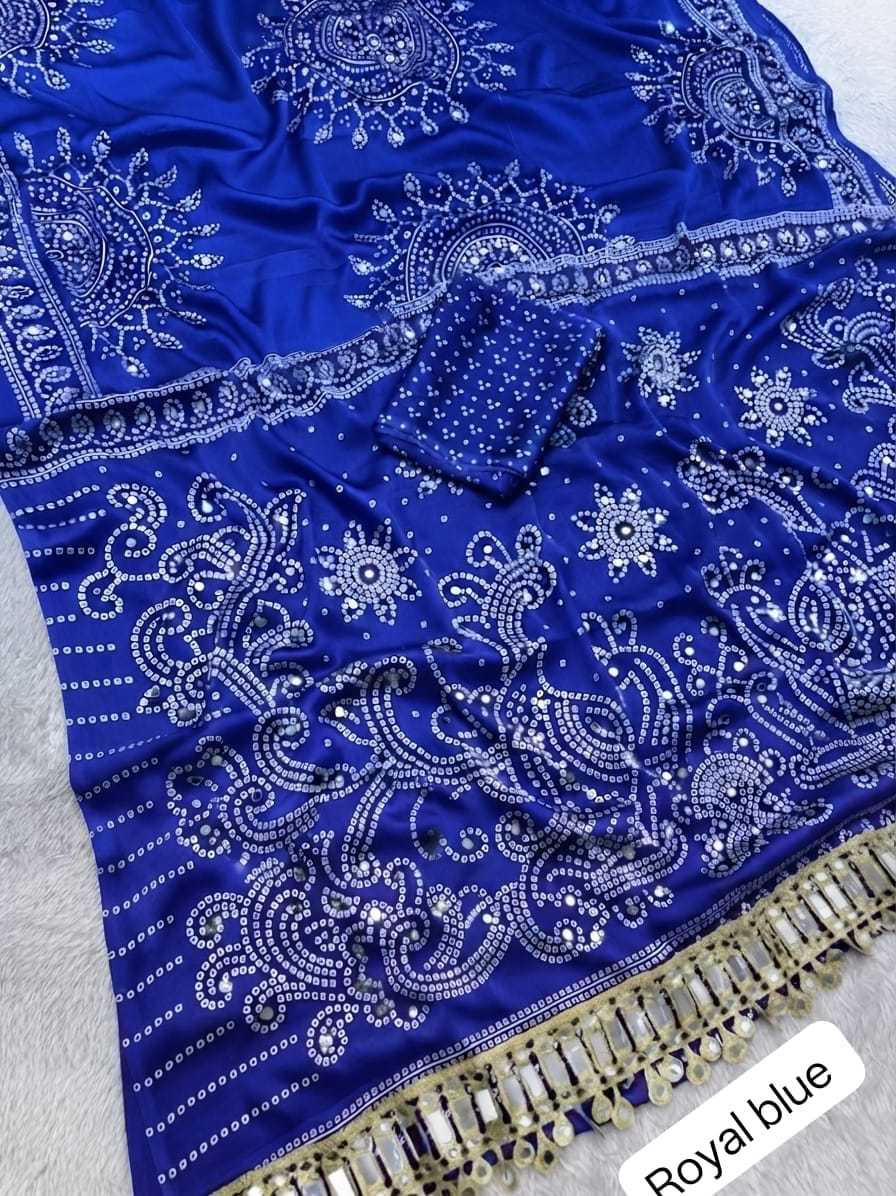 YNF Wholesale Satin Silk Printed Silk Saree  | Surat Manufacturer