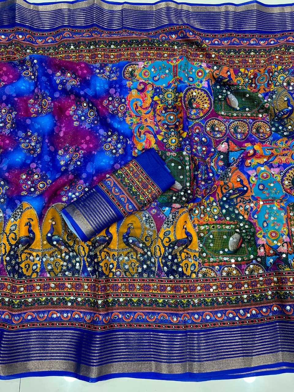 YNF Wholesale Georgette Georgette Sarees  | Surat Manufacturer