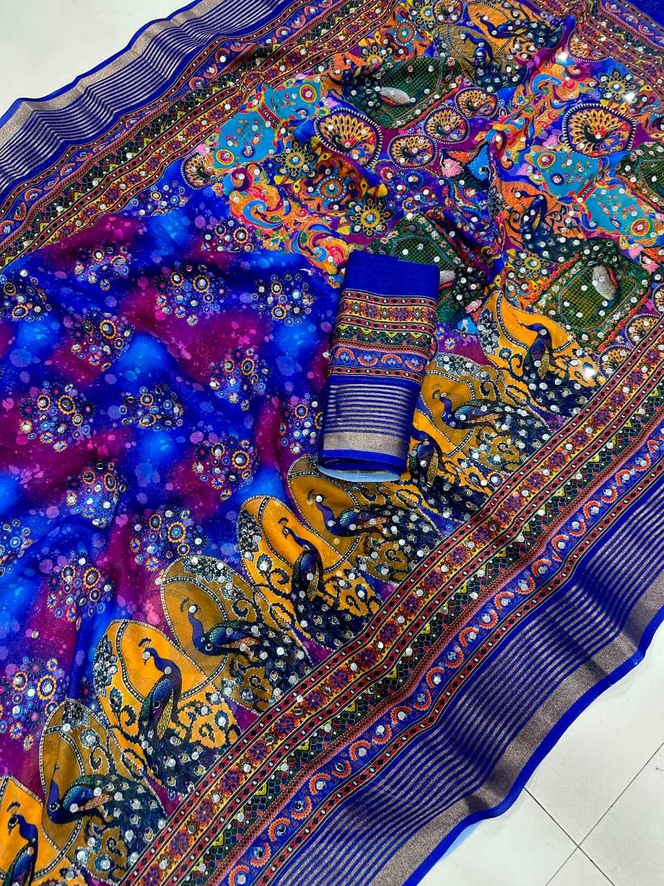 YNF Wholesale Georgette Georgette Sarees  | Surat Manufacturer