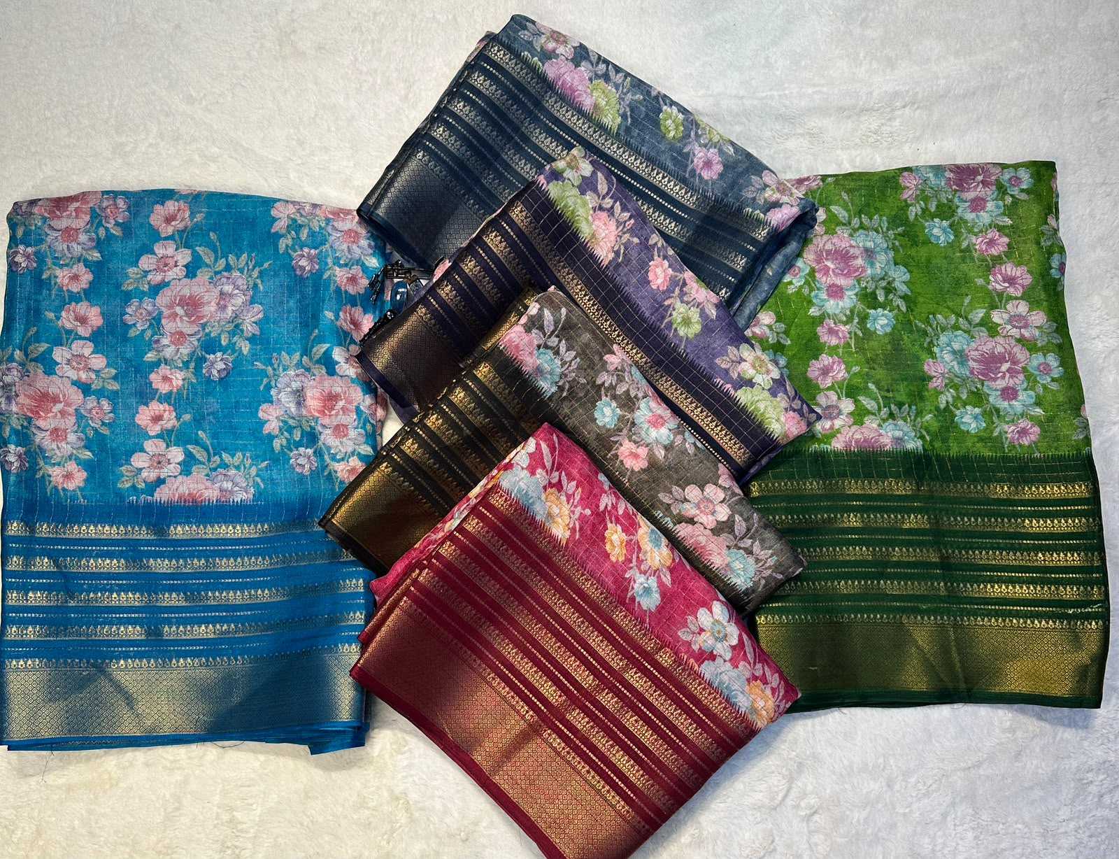 YNF Wholesale Georgette Fancy Sarees  | Surat Manufacturer