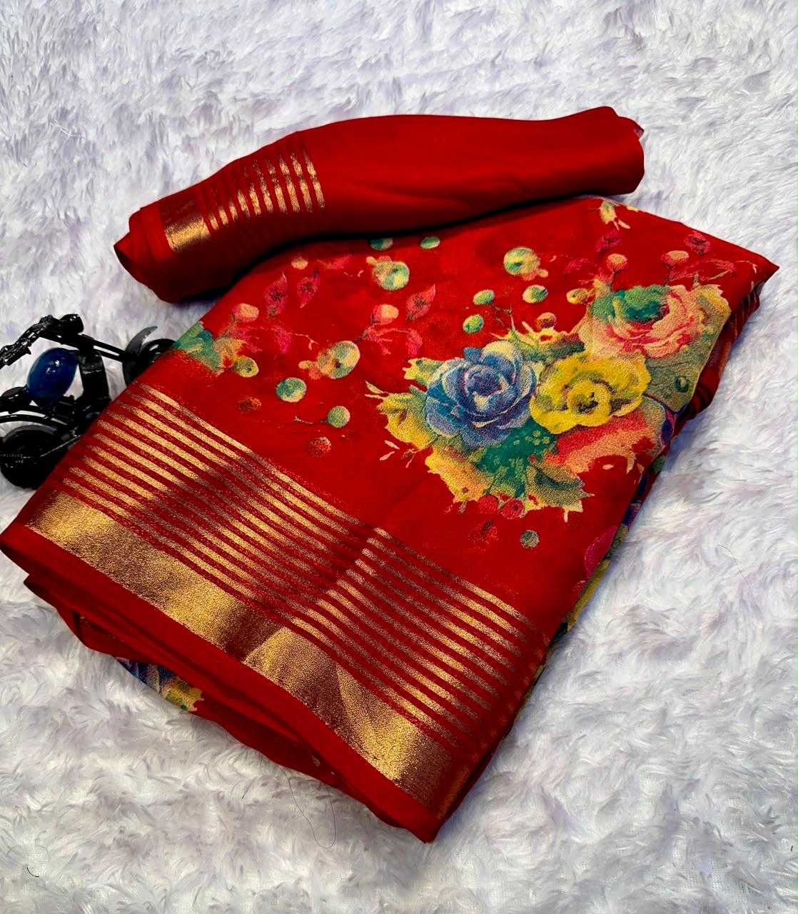YNF Wholesale Georgette Designer Sarees  | Surat Manufacturer