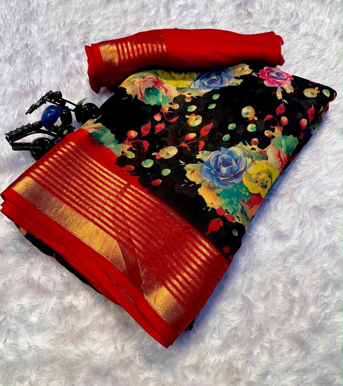 YNF Wholesale Georgette Designer Sarees  | Surat Manufacturer