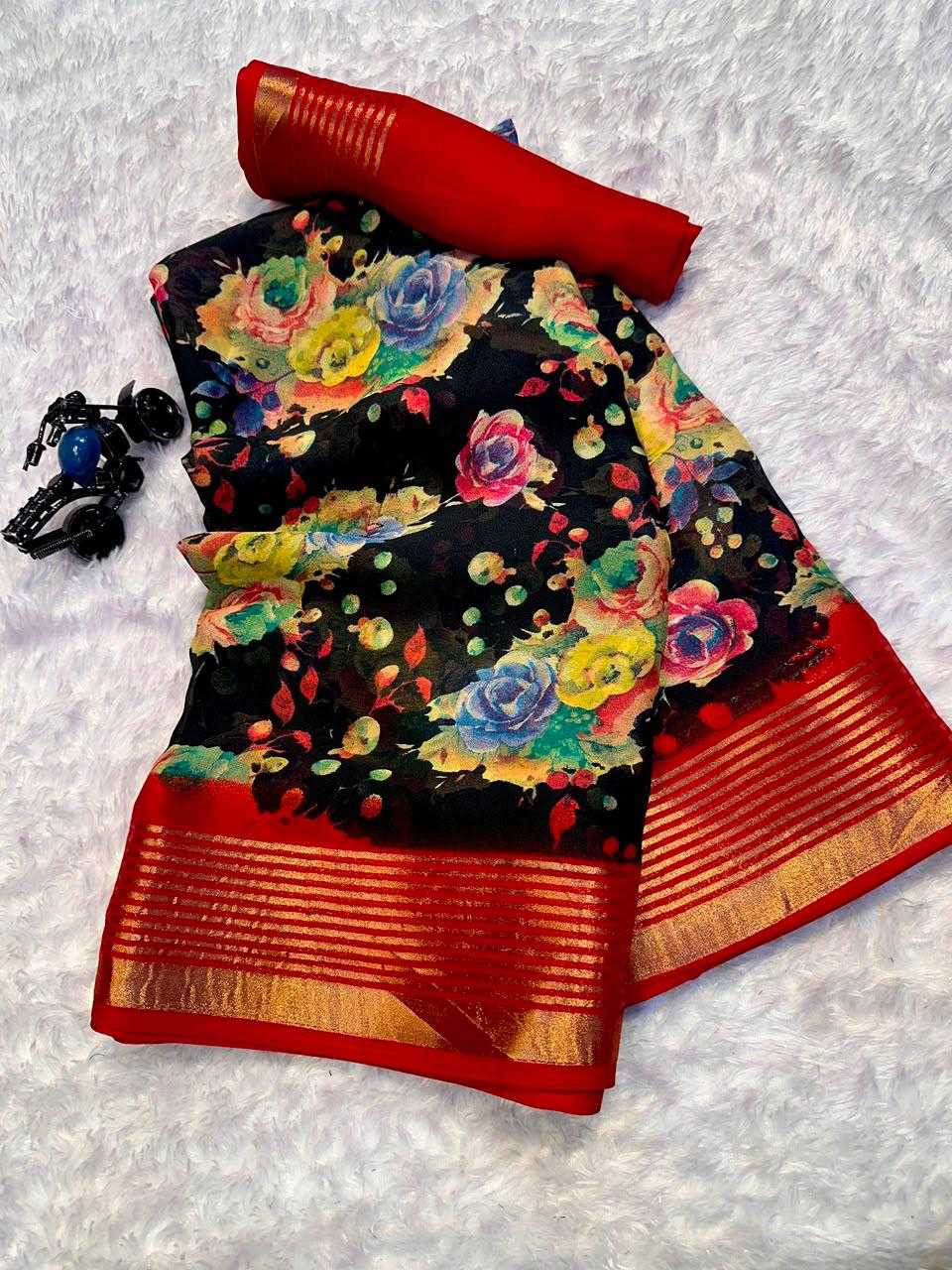YNF Wholesale Georgette Designer Sarees  | Surat Manufacturer