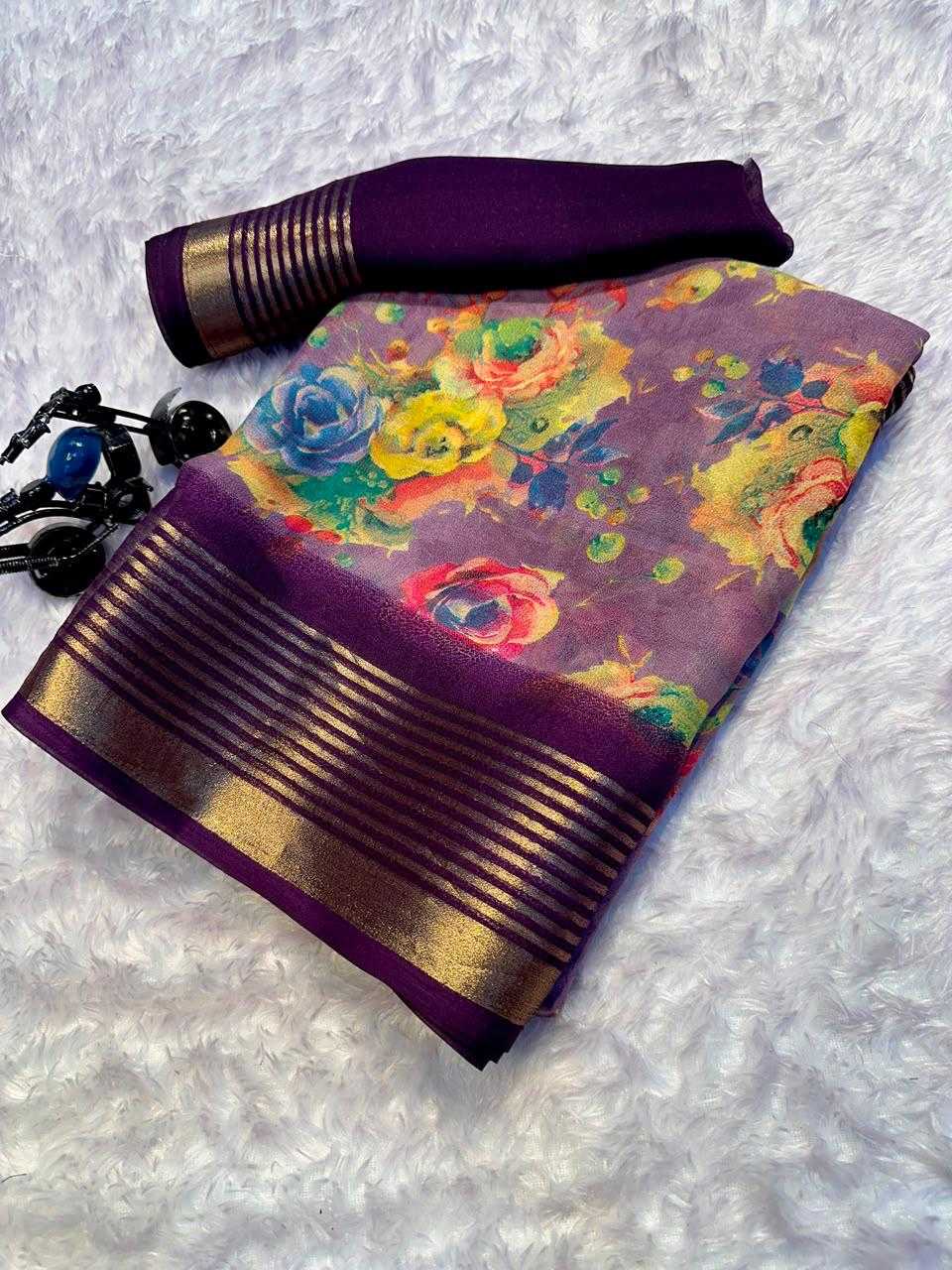 YNF Wholesale Georgette Designer Sarees  | Surat Manufacturer