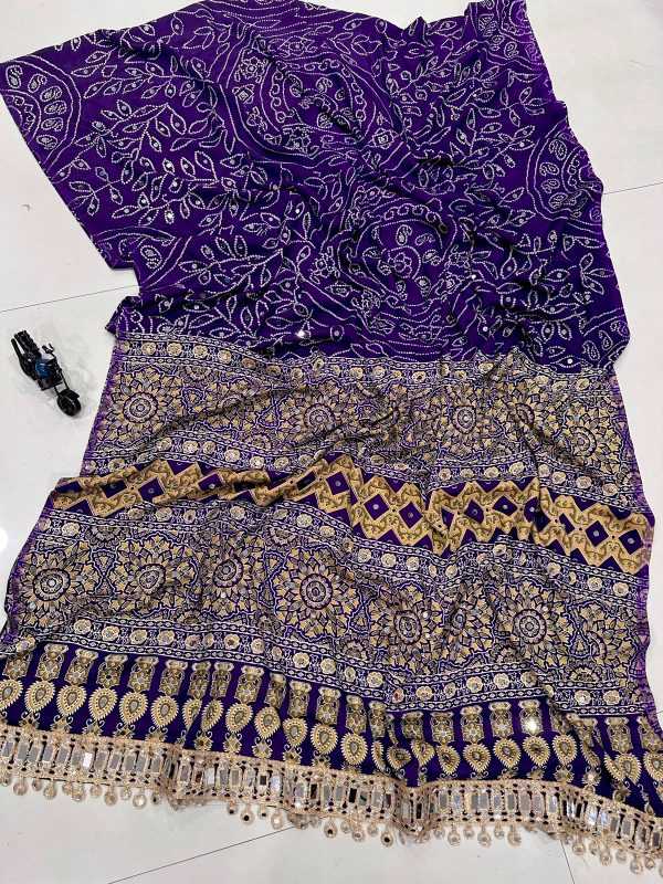 YNF Wholesale Gajji Silk Crepe Silk Saree  | Surat Manufacturer