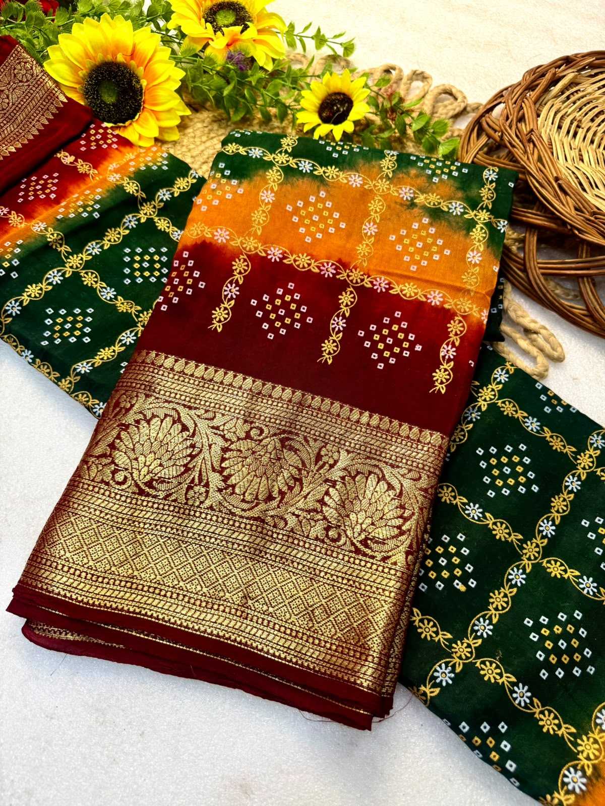 YNF Wholesale Soft Cotton Silk Designer Silk Sarees  | Surat Manufacturer