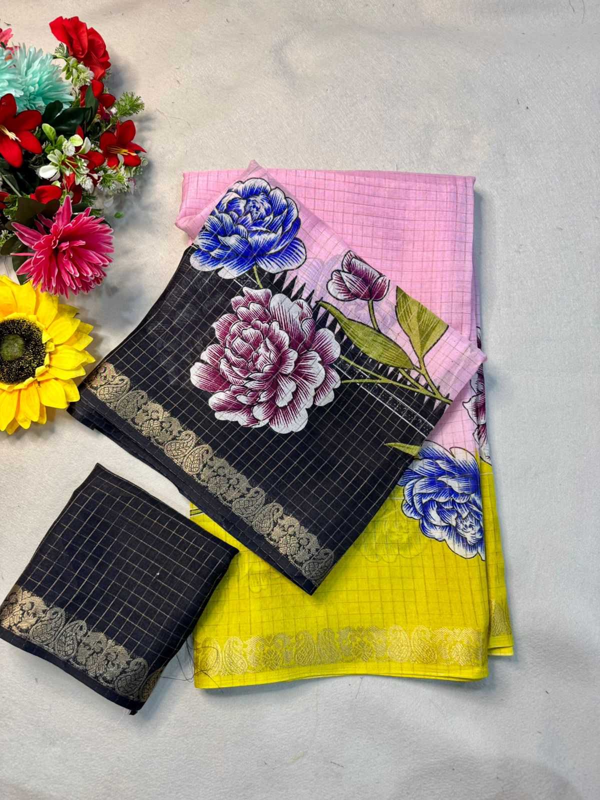 YNF Wholesale Chinon Silk Designer Silk Sarees  | Surat Manufacturer
