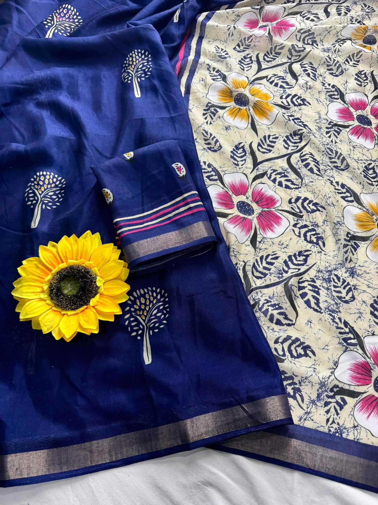 YNF Wholesale Soft Cotton Silk Cotton Silk Sarees  | Surat Manufacturer