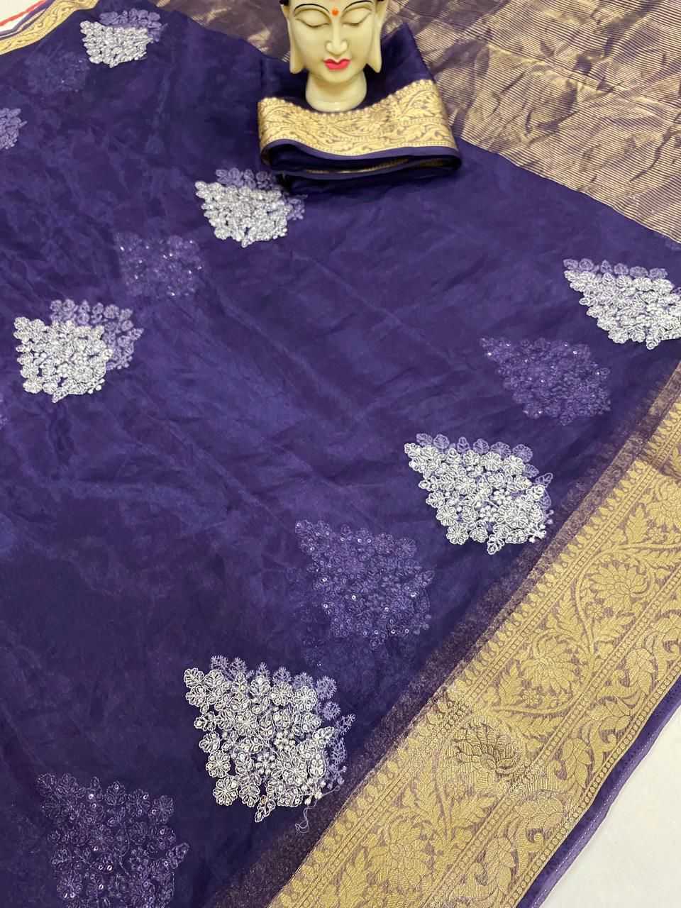 YNF Wholesale Jacquard Silk Sarees For Weddings  | Surat Manufacturer