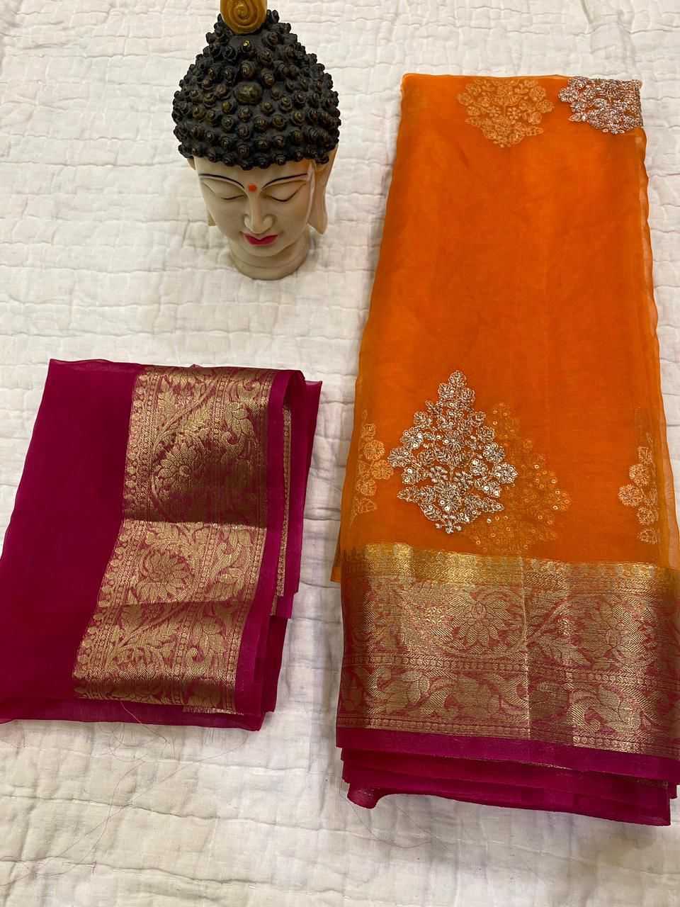 YNF Wholesale Jacquard Silk Sarees For Weddings  | Surat Manufacturer
