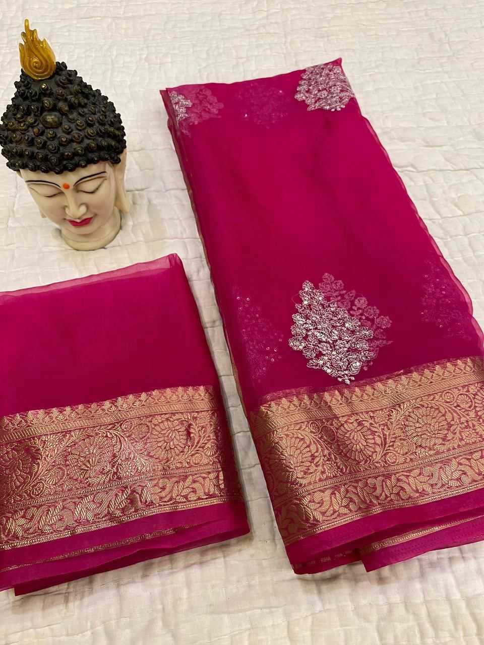 YNF Wholesale Jacquard Silk Sarees For Weddings  | Surat Manufacturer