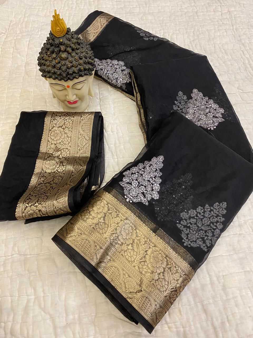 YNF Wholesale Jacquard Silk Sarees For Weddings  | Surat Manufacturer