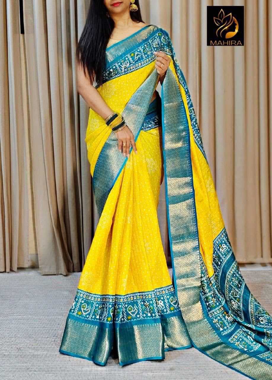 YNF Wholesale Soft Cotton Printed Sarees  | Surat Manufacturer