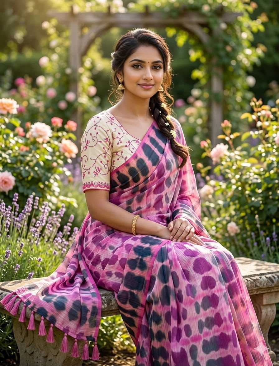 YNF Wholesale Chiffon Printed Silk Saree  | Surat Manufacturer