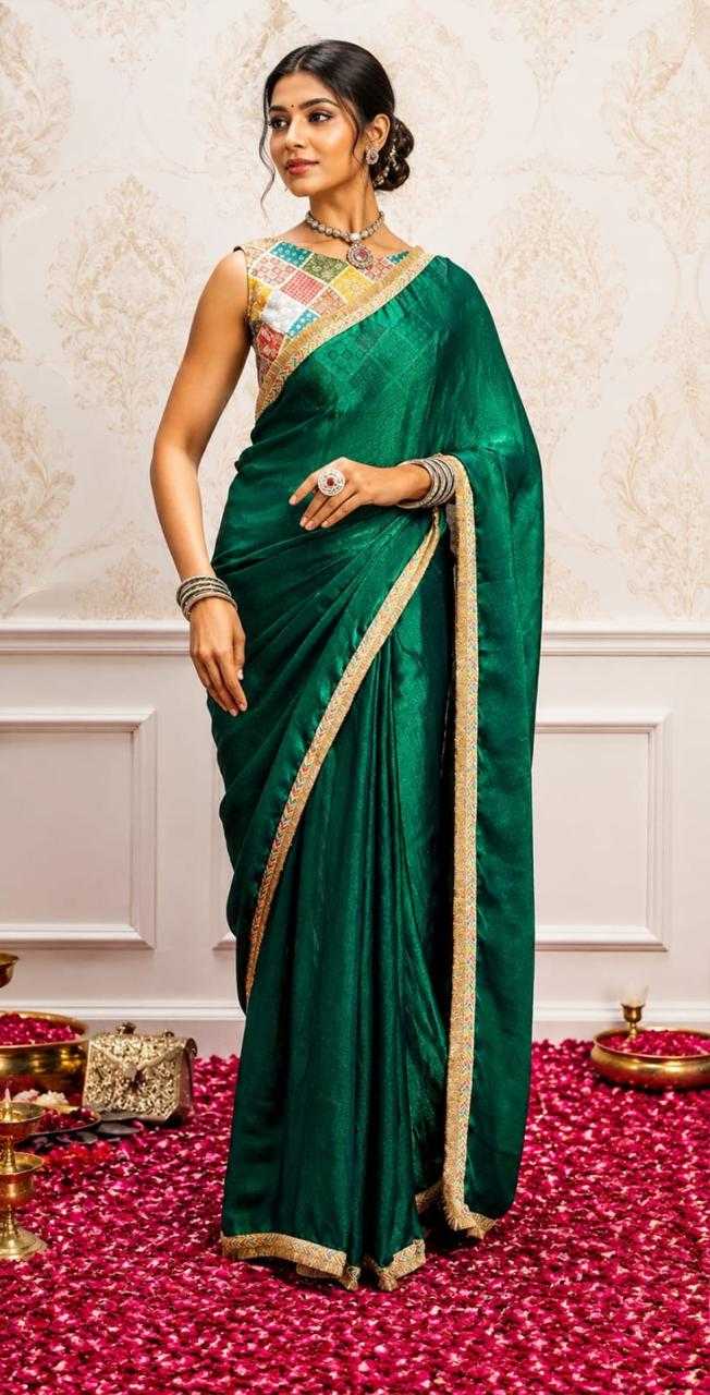 YNF Wholesale Satin Designer Sarees KESH577 FENDY FLOWER | Surat Manufacturer