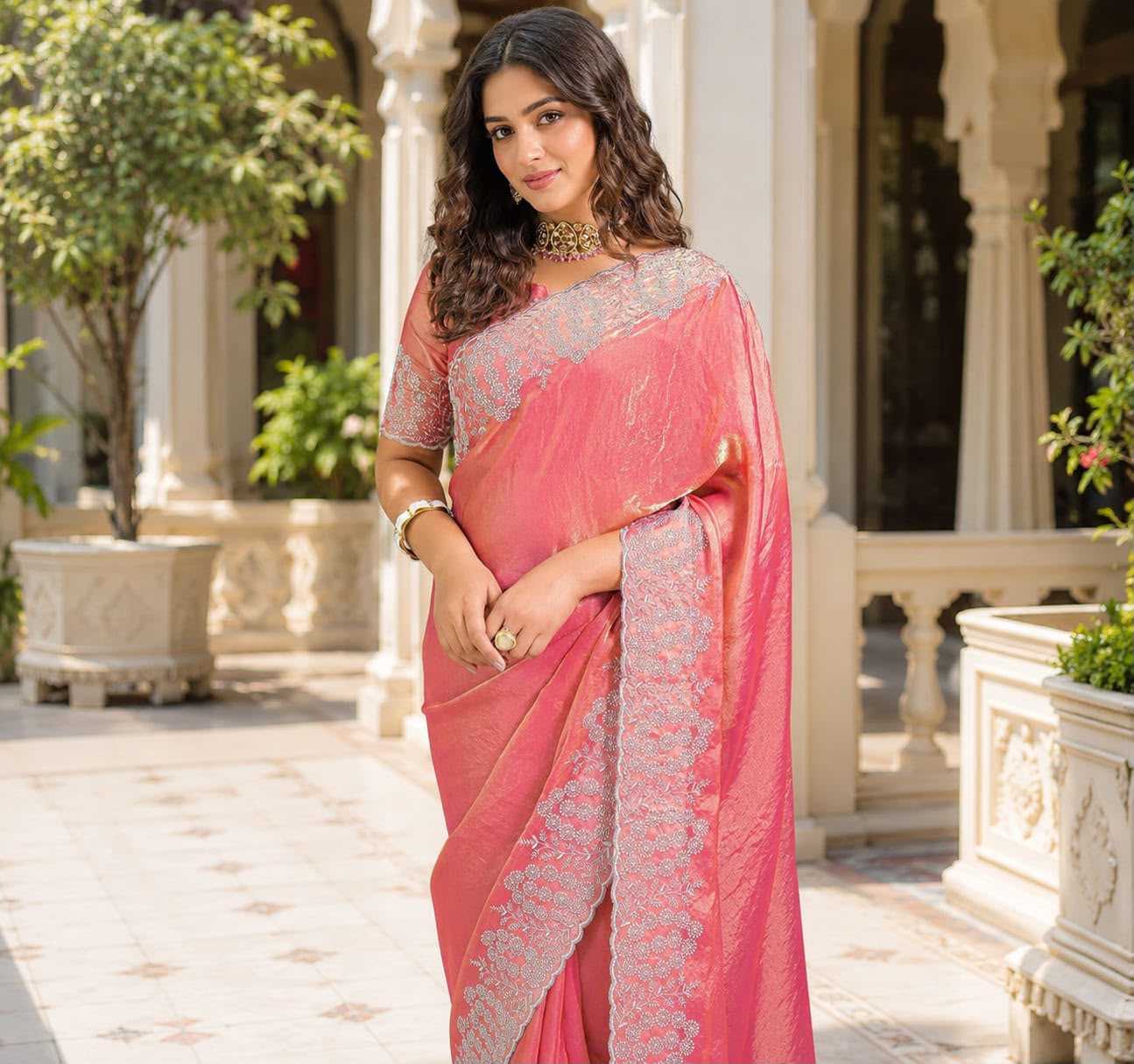 YNF Wholesale Satin Designer Sarees  | Surat Manufacturer