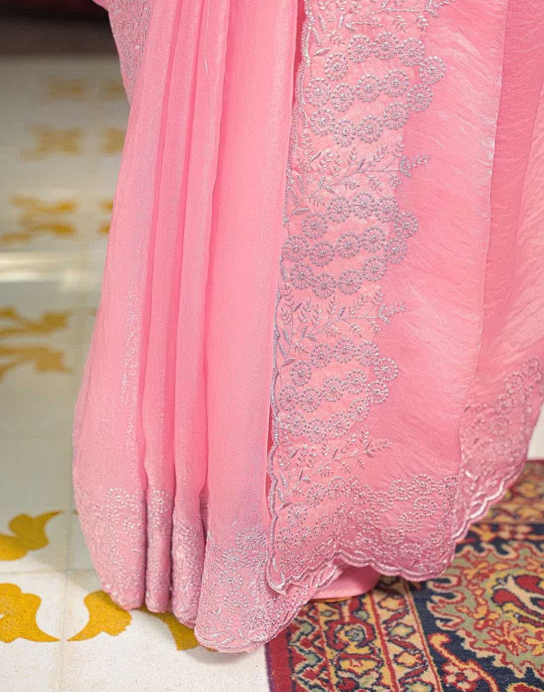 YNF Wholesale Satin Designer Sarees  | Surat Manufacturer