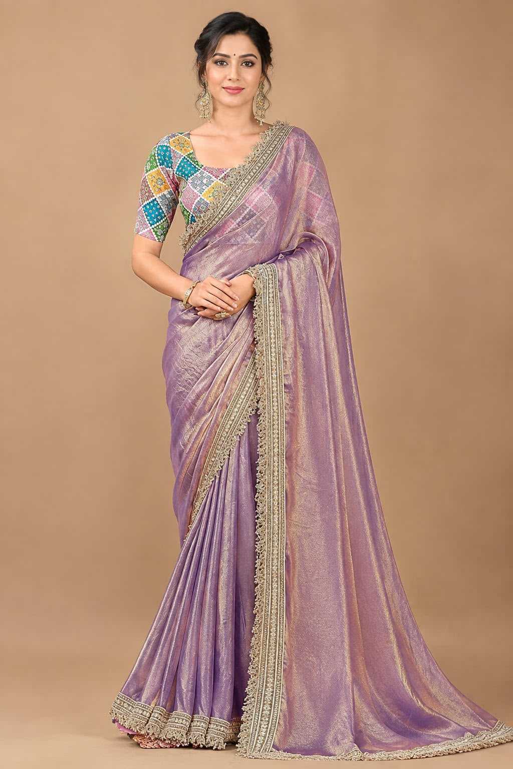 YNF Wholesale Georgette Ready To Wear Sarees KESH577 FURR LACE | Surat Manufacturer