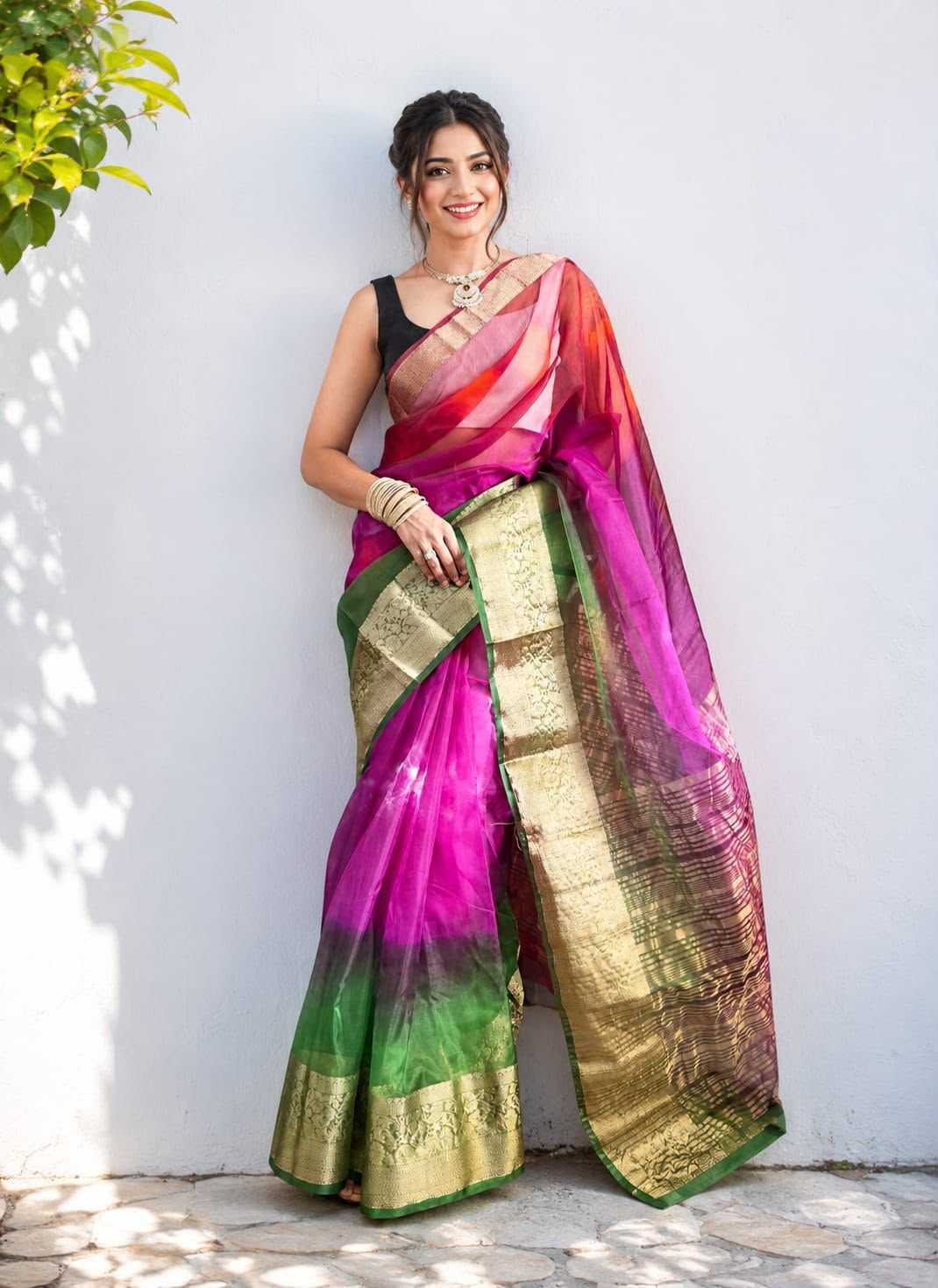 YNF Wholesale Organza Designer Sarees  | Surat Manufacturer
