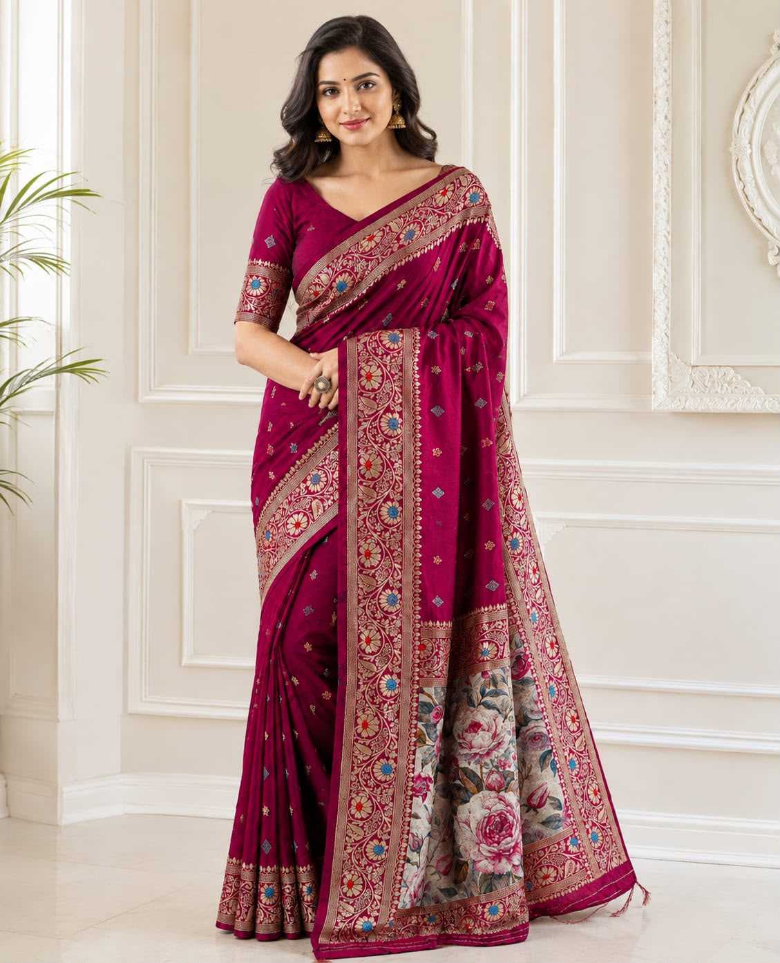YNF Wholesale Lichi Silk Soft Silk Sarees  | Surat Manufacturer