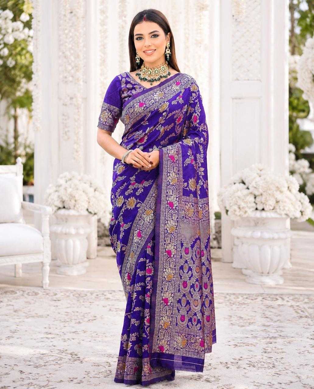 YNF Wholesale Lichi Silk Soft Silk Sarees KESH577 MINA FLOWER | Surat Manufacturer