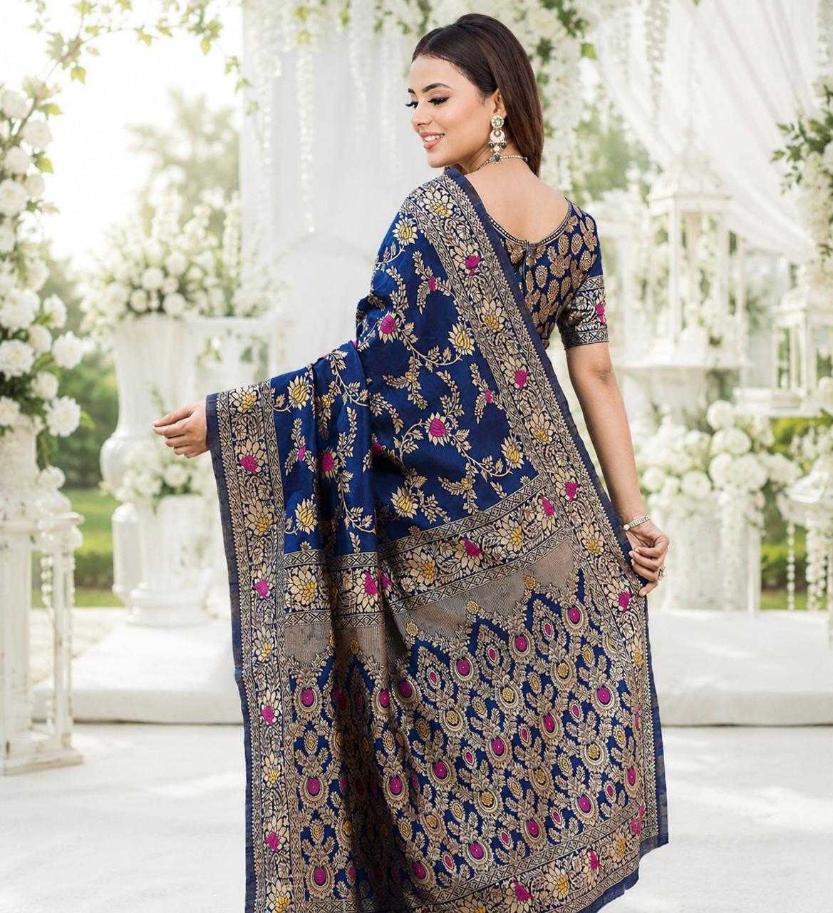YNF Wholesale Lichi Silk Soft Silk Sarees KESH577 MINA FLOWER | Surat Manufacturer