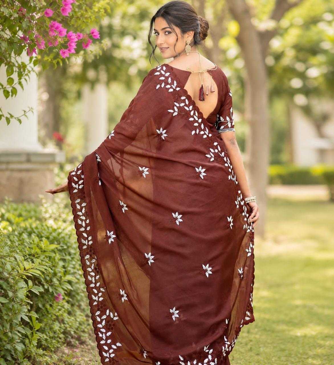 YNF Wholesale Georgette Designer Sarees  | Surat Manufacturer