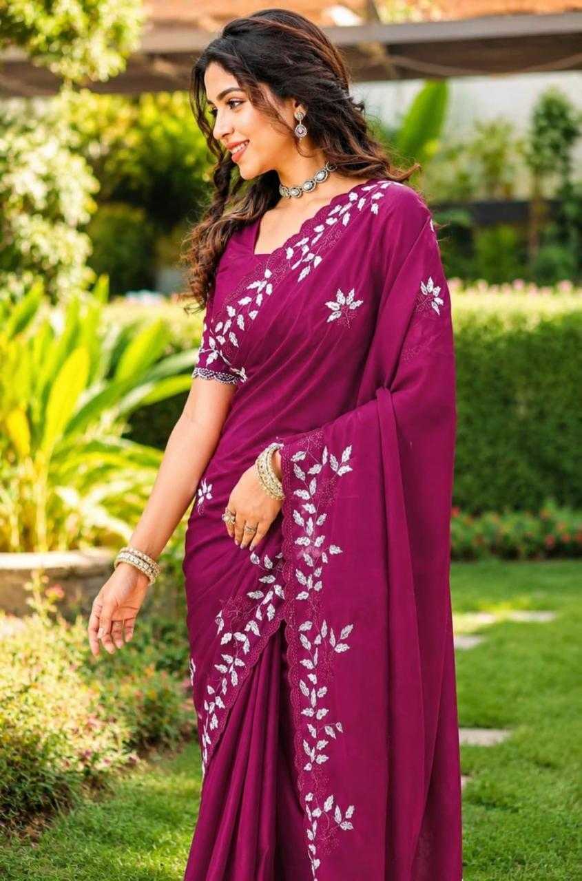 YNF Wholesale Georgette Designer Sarees  | Surat Manufacturer