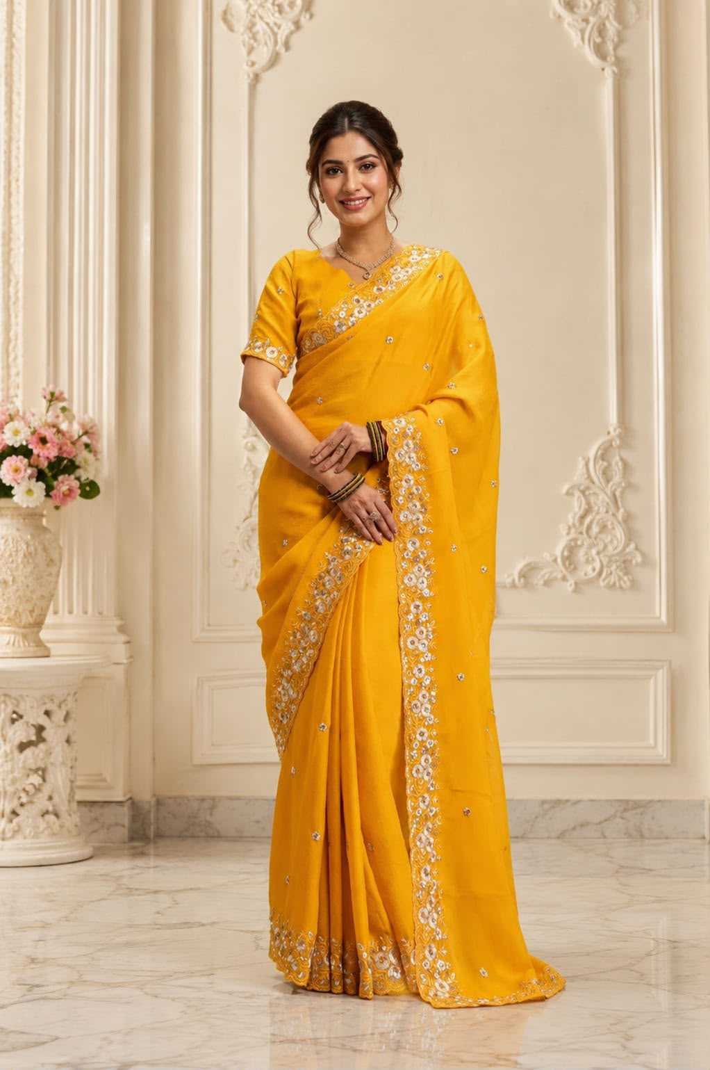 YNF Wholesale Rangoli Silk Designer Sarees  | Surat Manufacturer