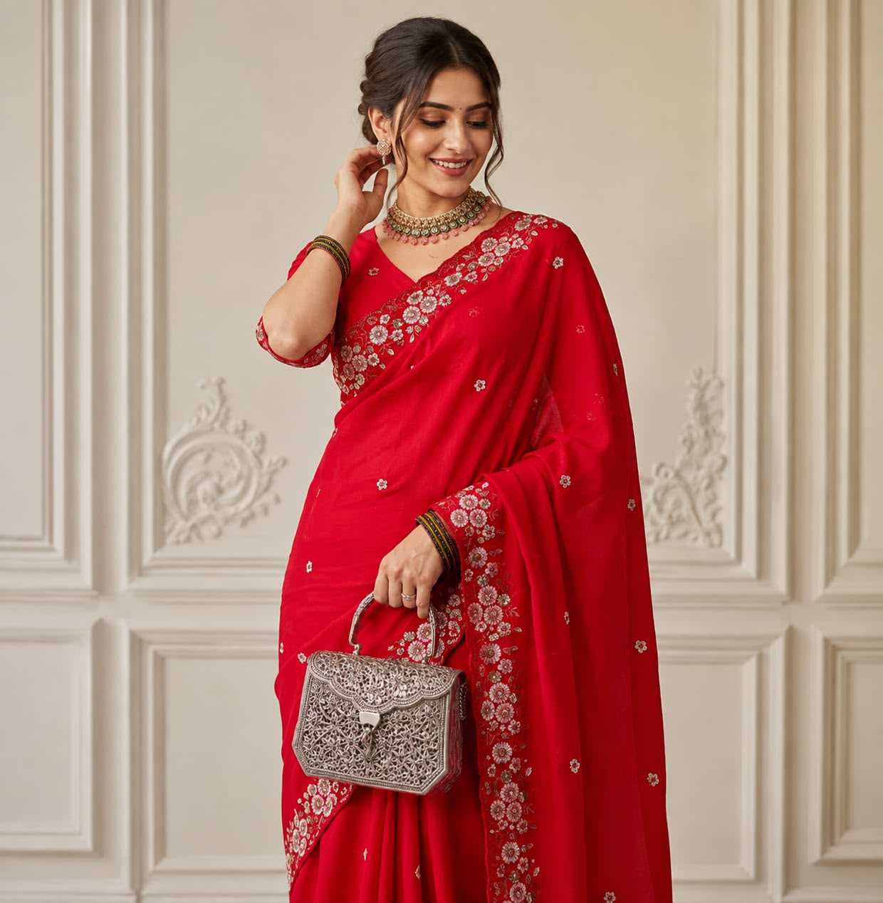 YNF Wholesale Rangoli Silk Designer Sarees  | Surat Manufacturer