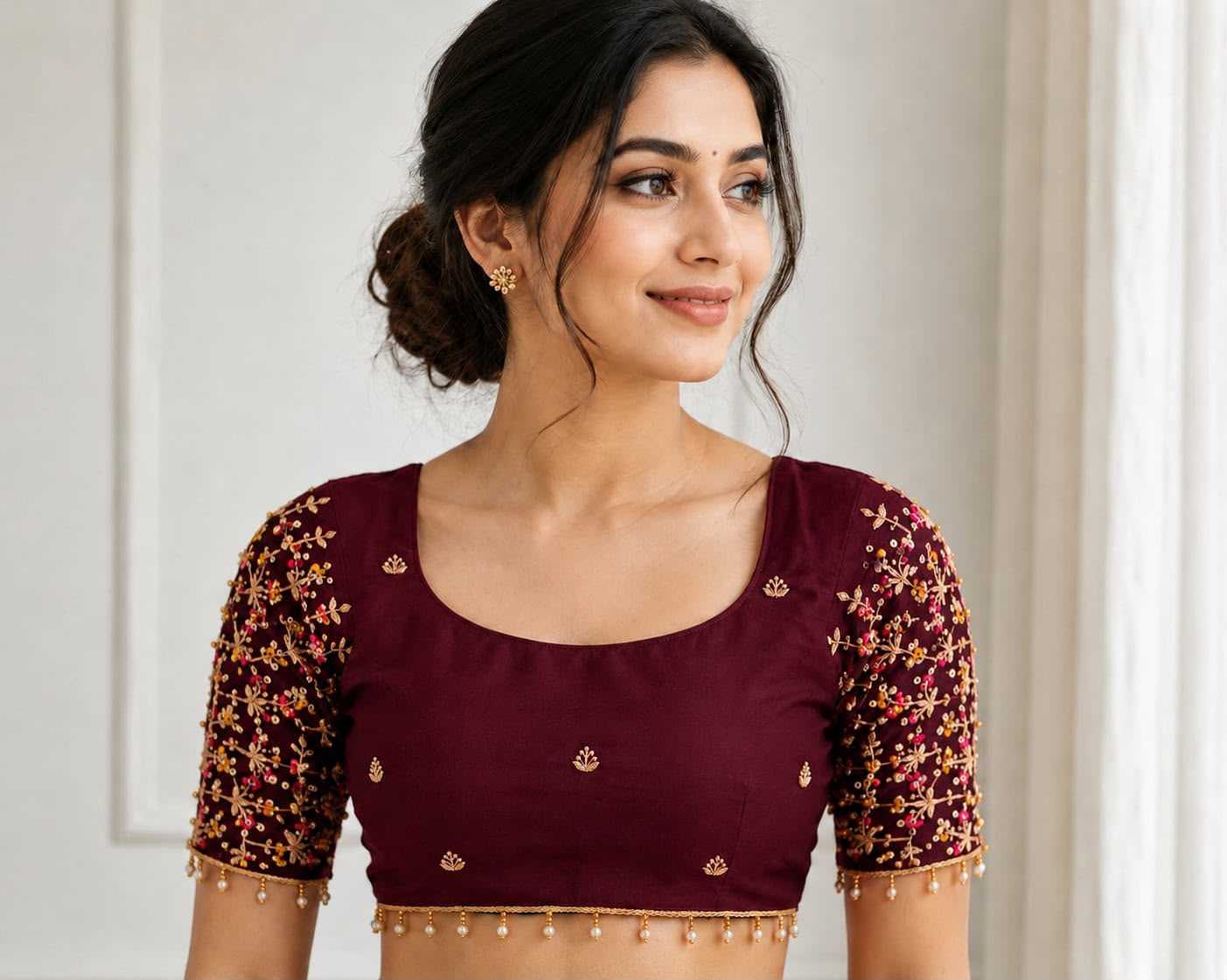 YNF Wholesale Georgette Designer Blouse KESH577 Samaira | Surat Manufacturer