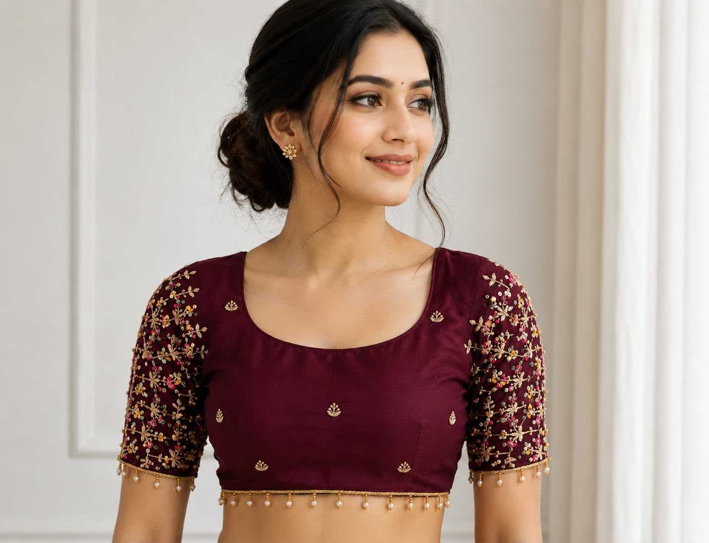 YNF Wholesale Georgette Designer Blouse KESH577 Samaira | Surat Manufacturer