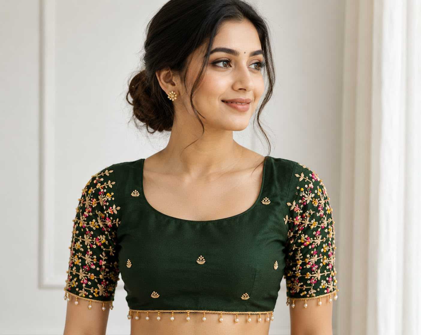 YNF Wholesale Georgette Designer Blouse KESH577 Samaira | Surat Manufacturer