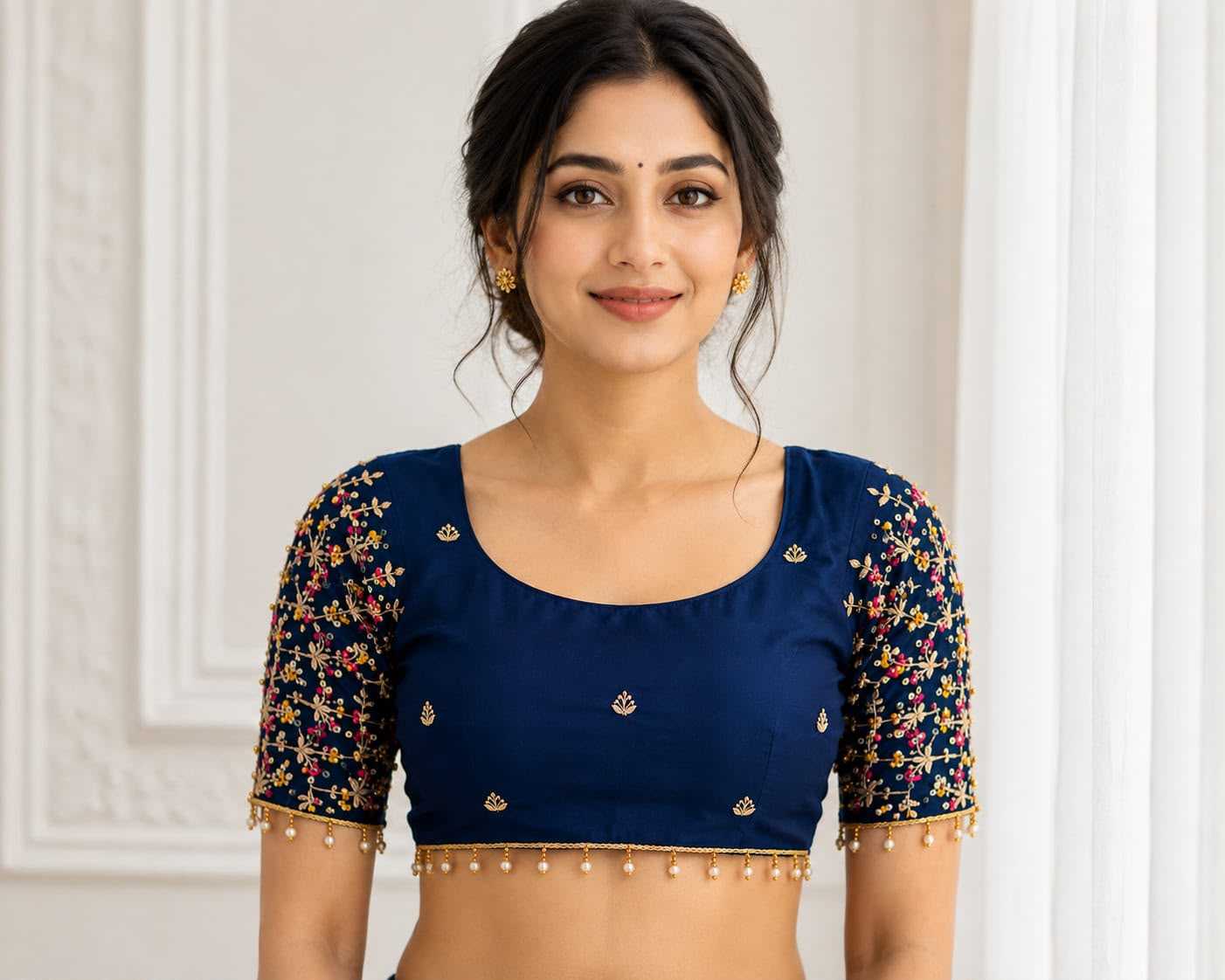 YNF Wholesale Georgette Designer Blouse KESH577 Samaira | Surat Manufacturer