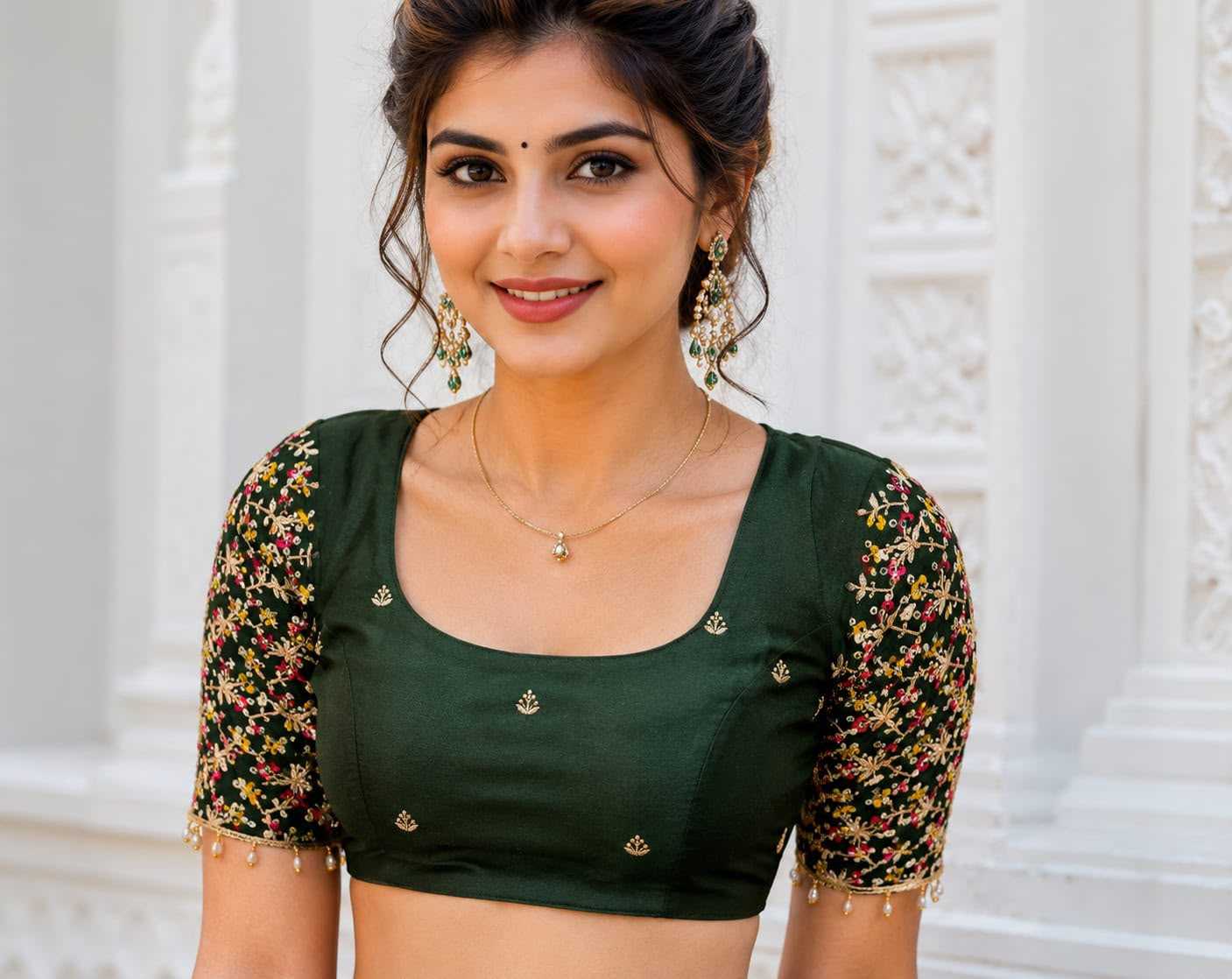 YNF Wholesale Georgette Designer Blouse KESH577 Samaira | Surat Manufacturer