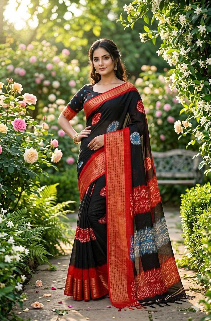 YNF Wholesale Jacquard Printed Sarees  | Surat Manufacturer