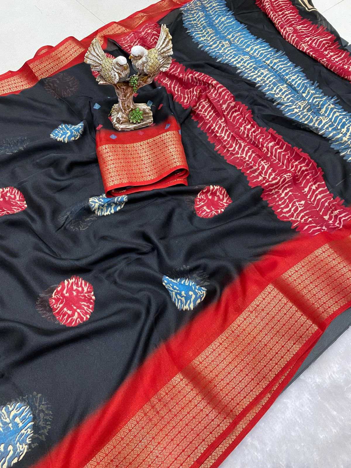 YNF Wholesale Jacquard Printed Sarees  | Surat Manufacturer