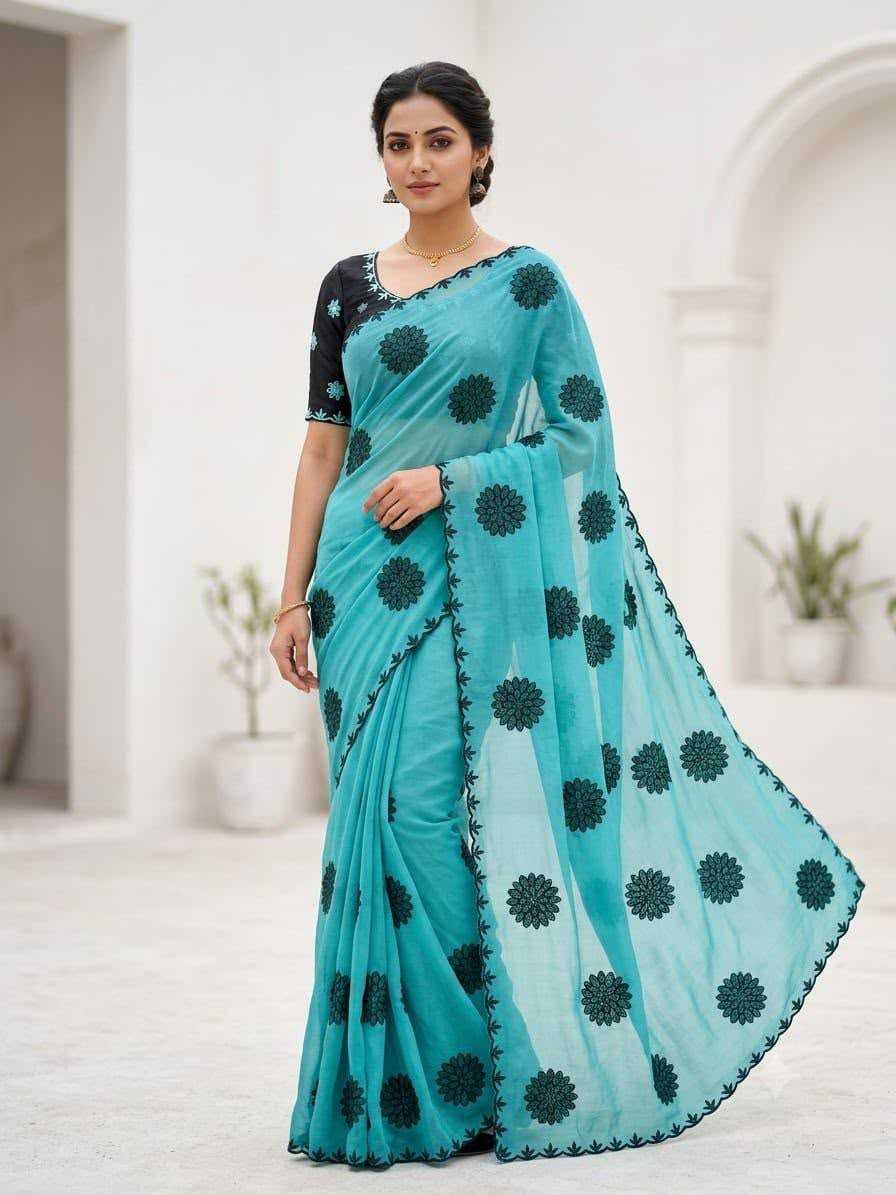 YNF Wholesale Georgette Designer Sarees  | Surat Manufacturer
