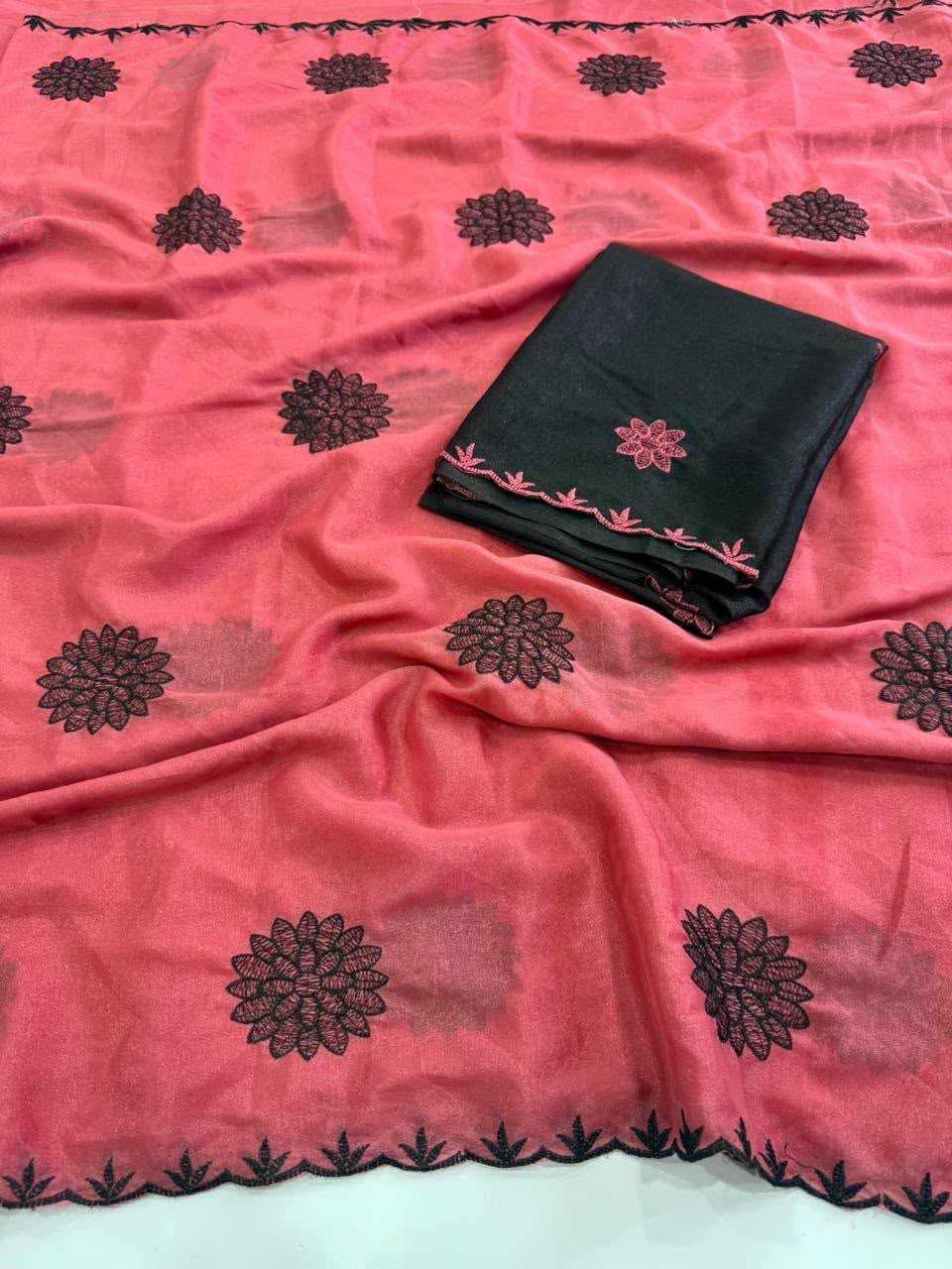 YNF Wholesale Georgette Designer Sarees  | Surat Manufacturer