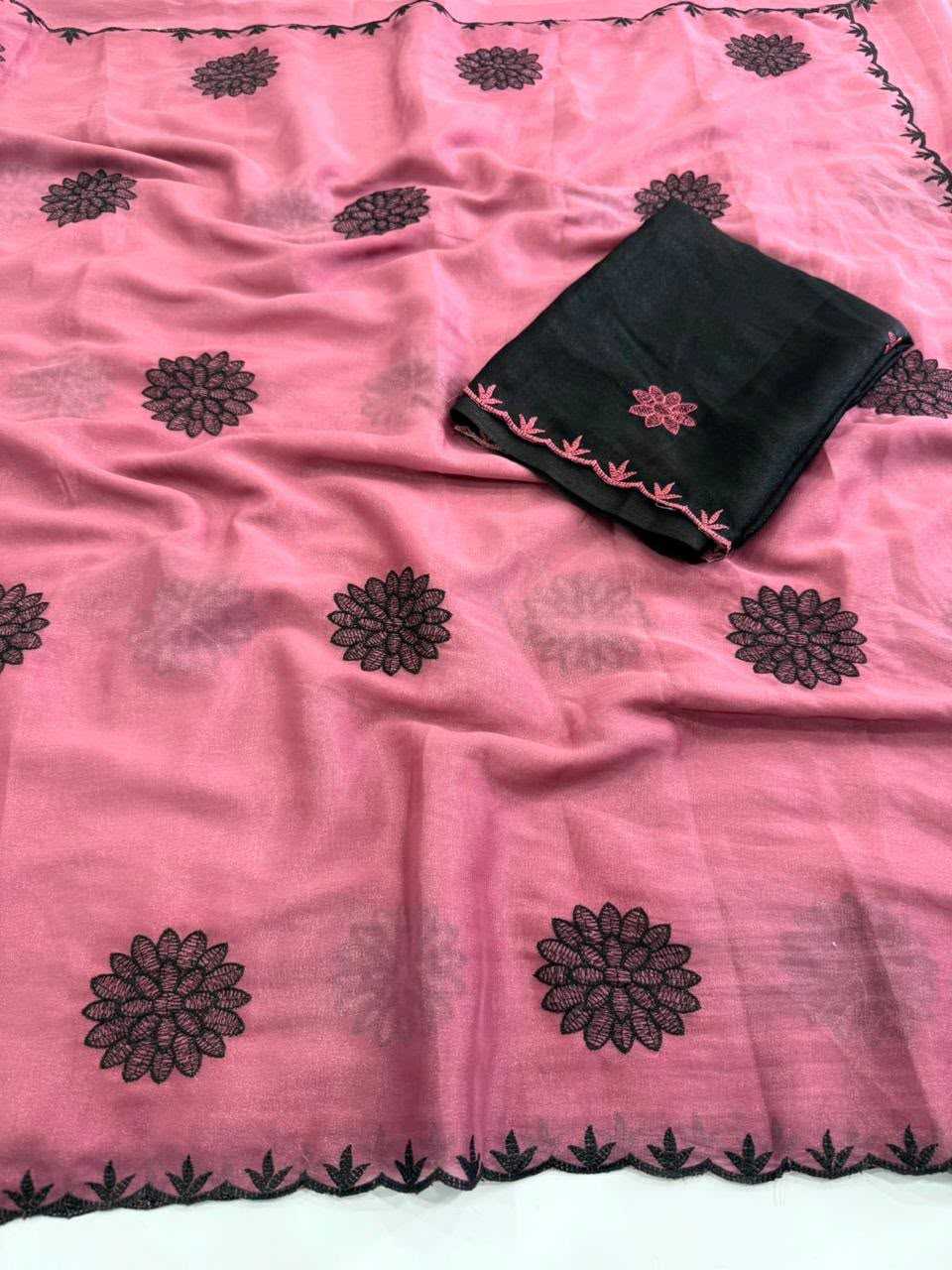 YNF Wholesale Georgette Designer Sarees  | Surat Manufacturer