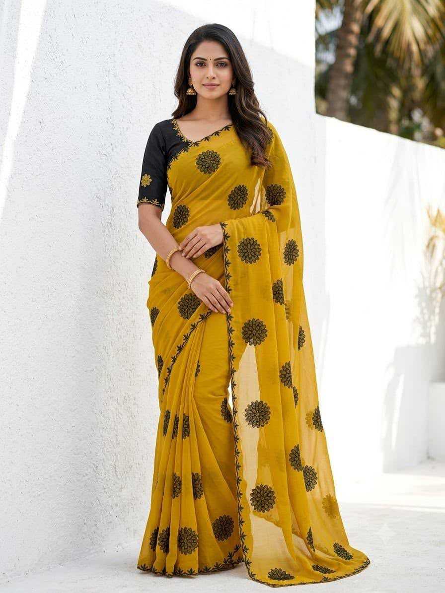 YNF Wholesale Georgette Designer Sarees  | Surat Manufacturer