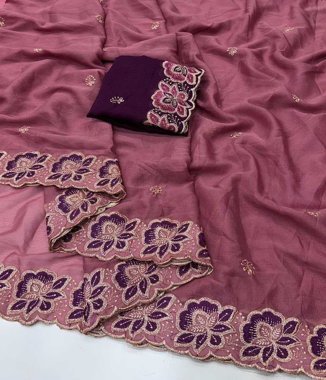 YNF Wholesale Georgette Party Wear Sarees  | Surat Manufacturer