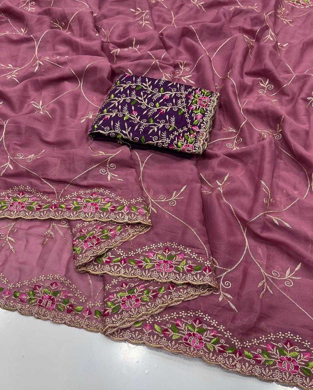 YNF Wholesale Georgette Ready To Wear Sarees KESH577 STAR JAL 2 | Surat Manufacturer