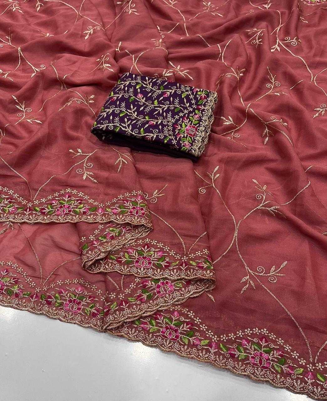 YNF Wholesale Georgette Ready To Wear Sarees KESH577 STAR JAL 2 | Surat Manufacturer