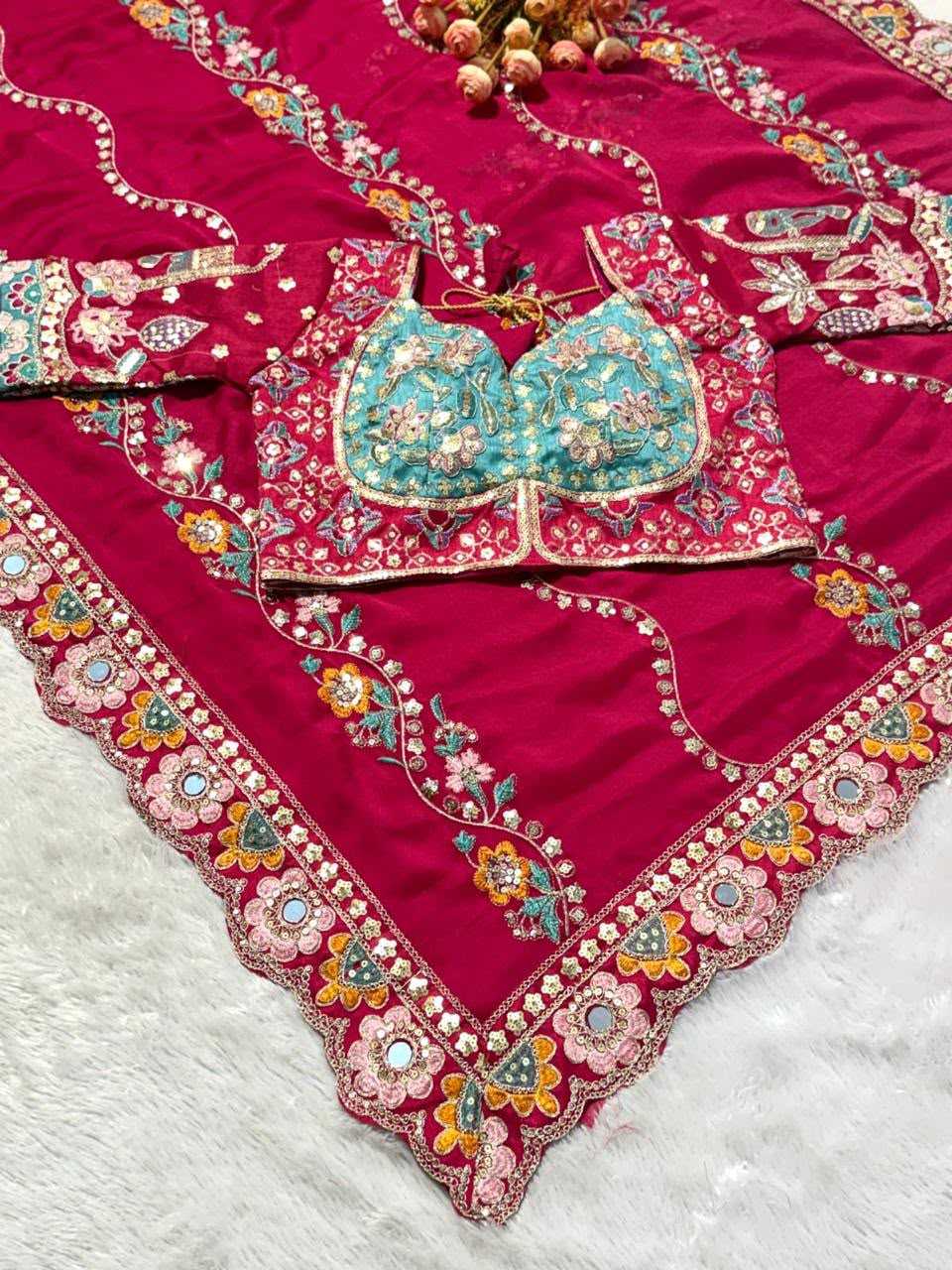 YNF Wholesale Georgette Georgette Sarees  | Surat Manufacturer