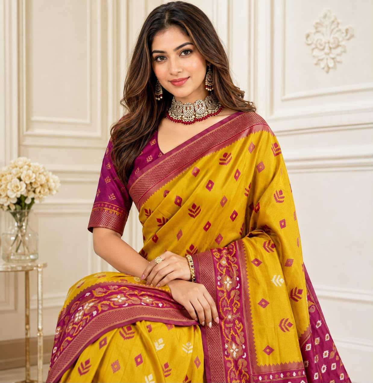 YNF Wholesale Lichi Silk Soft Silk Sarees  | Surat Manufacturer