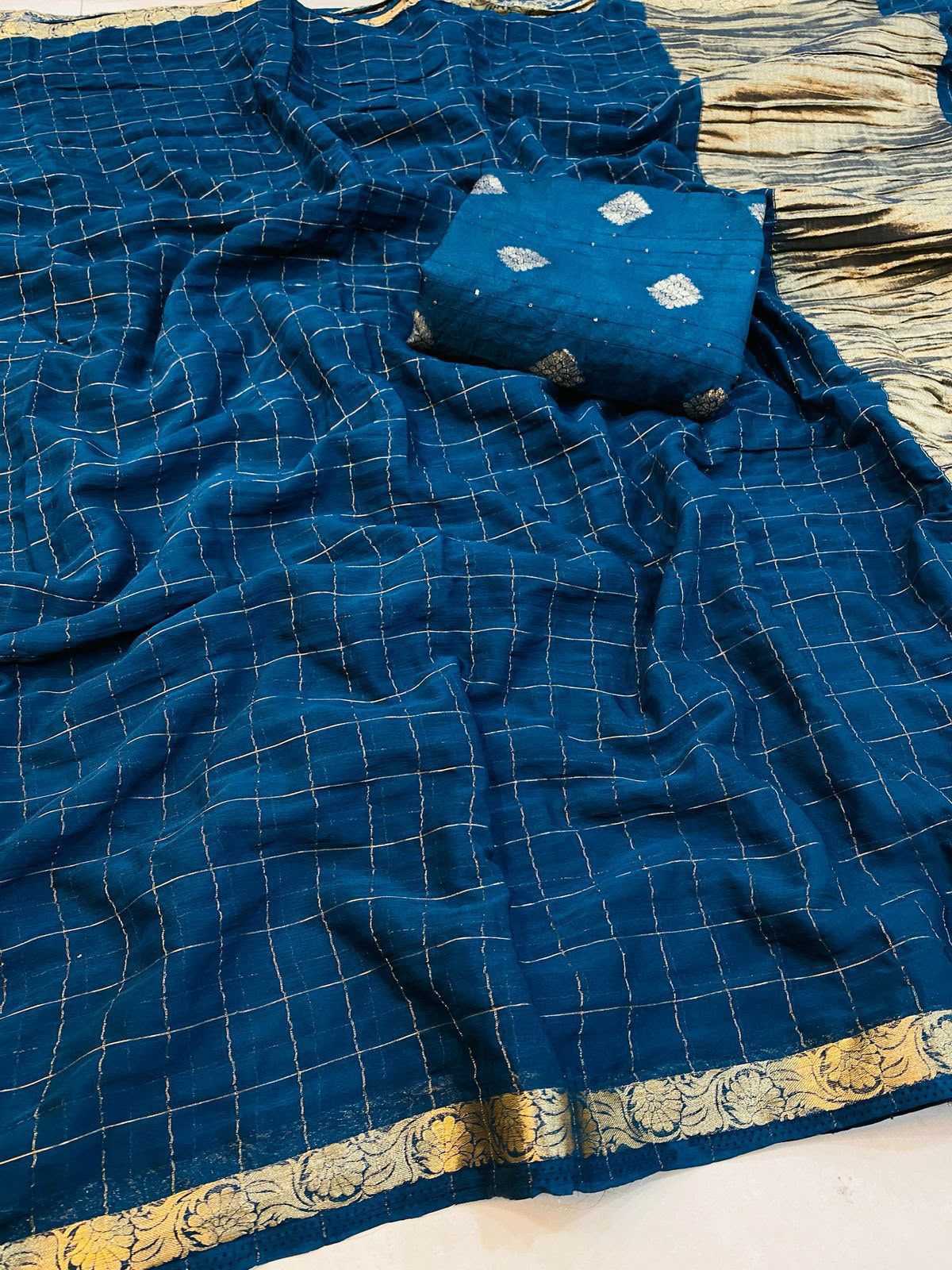 YNF Wholesale Viscose Jacquard Saree  | Surat Manufacturer