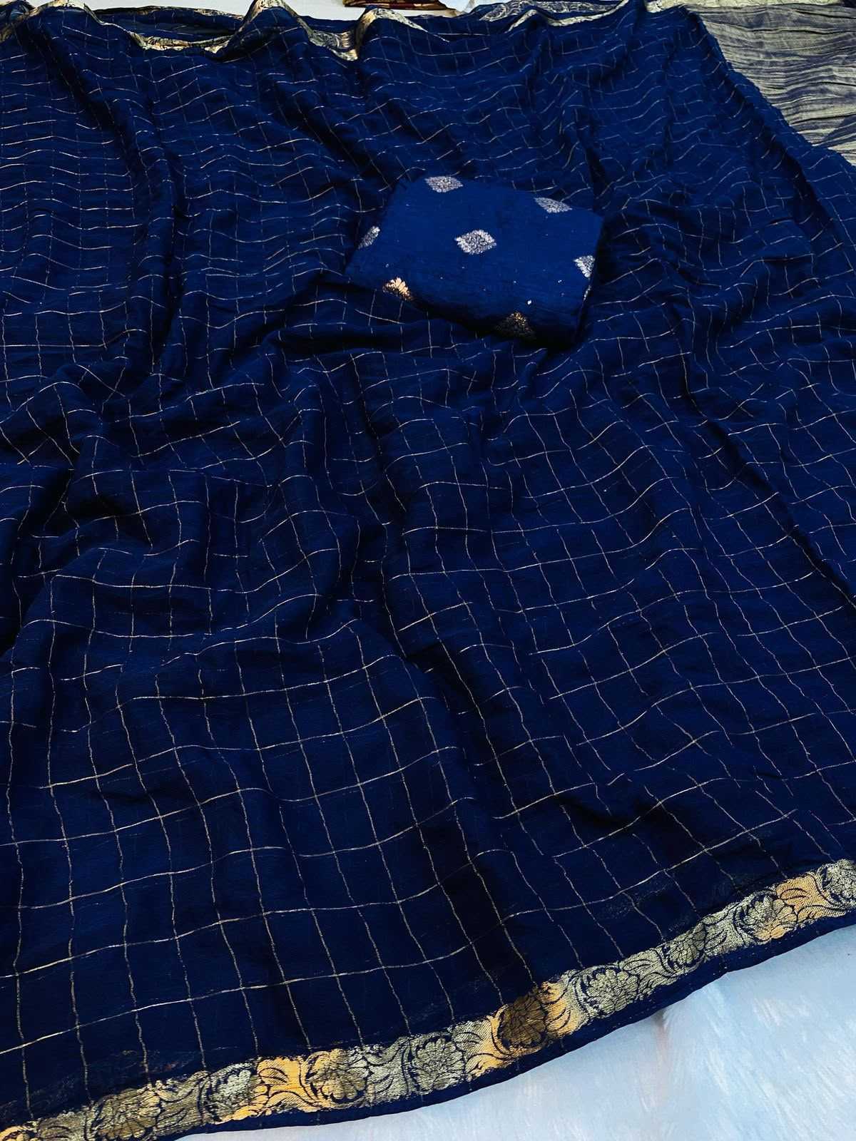 YNF Wholesale Viscose Jacquard Saree  | Surat Manufacturer