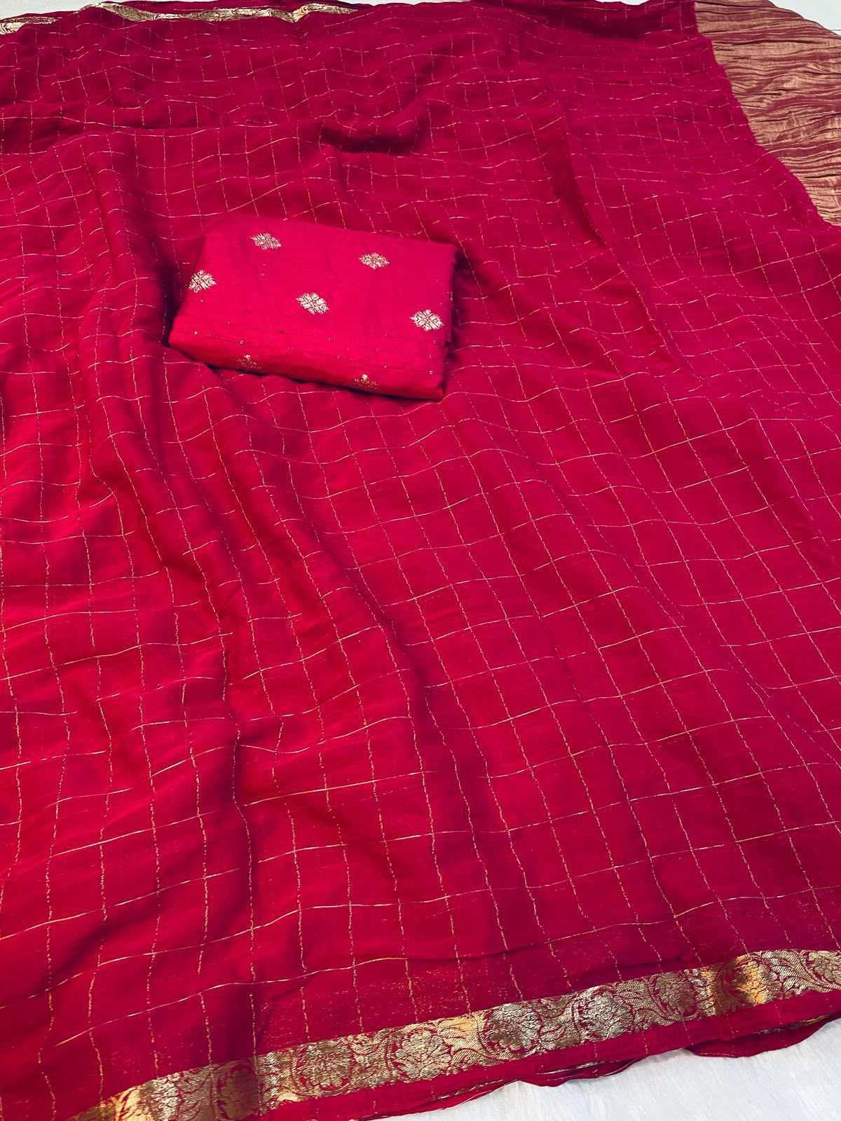 YNF Wholesale Viscose Jacquard Saree  | Surat Manufacturer