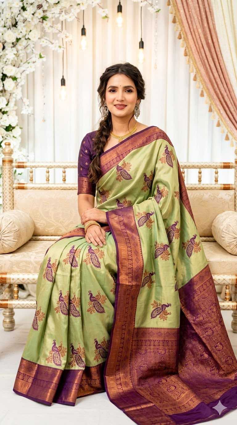 YNF Wholesale Banarasi Soft Silk Zari Border Sarees  | Surat Manufacturer
